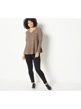 Denim and Company Jeans Size 6 Easy Stretch Regular Slim Straight Leg Black